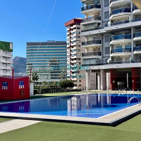 Acuarela Estudio, 1ª Linea, Vista Al Mar, Piscina Calpe