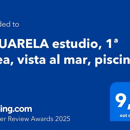 Acuarela Estudio, 1ª Linea, Vista Al Mar, Piscina Apartment *